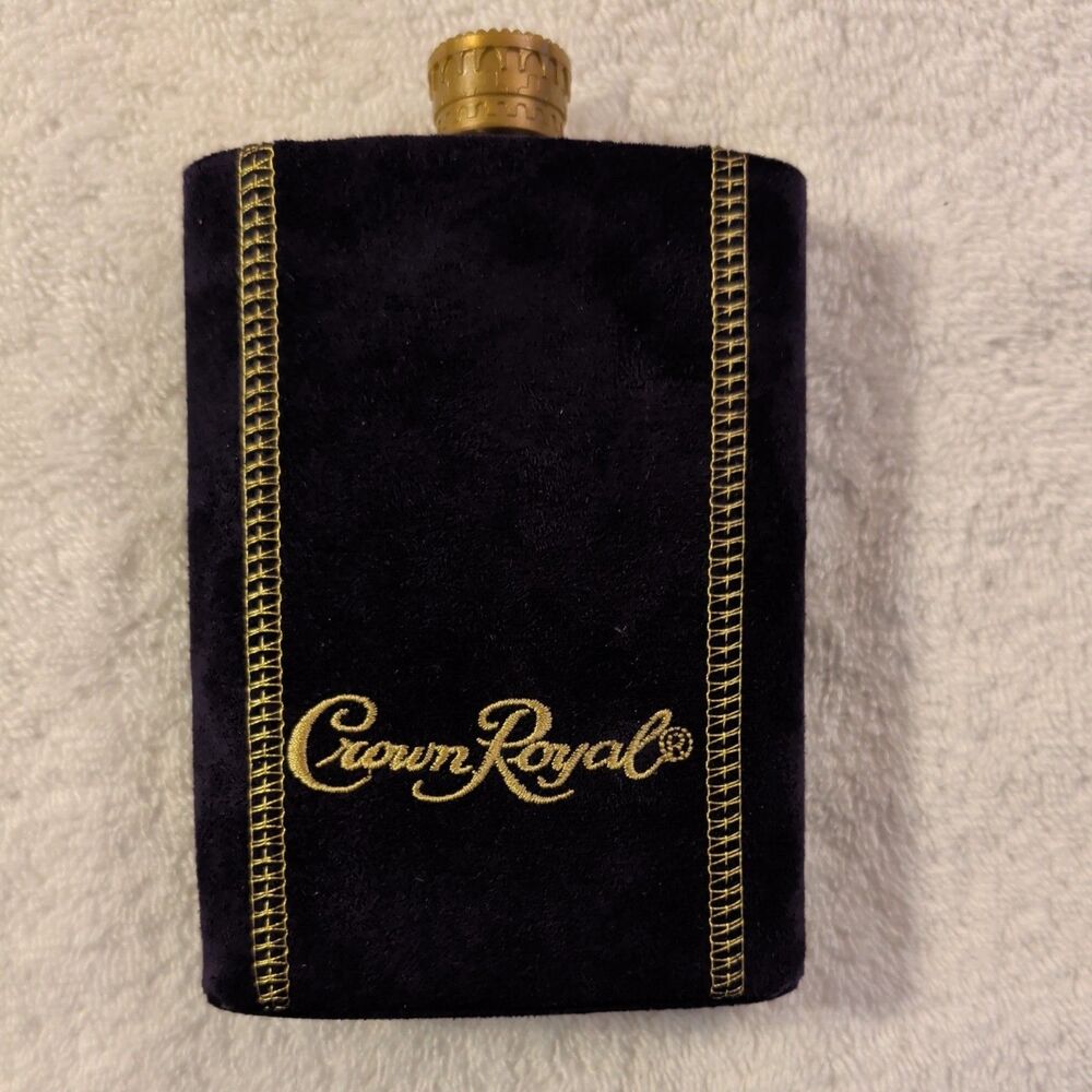 Crown Royal Purple Suede Flask